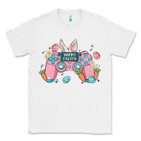 White happy easter Classic Tee - MaliasSmallBusiness