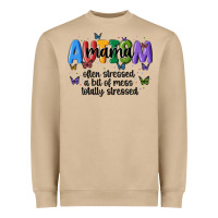 Mushroom autism mama Heavyweight Sweatshirt - MaliasSmallBusiness