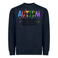 Navy autism mama Heavyweight Sweatshirt - MaliasSmallBusiness