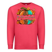 Cardinal pumpkin thankful and blessed Premium Sweatshirt - NancyCooperArtShop