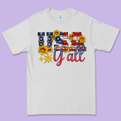 Usa Y All Premium Tee Designed By Hra Design Shop