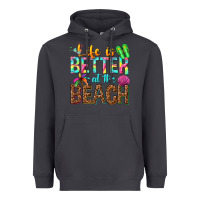 Smoke Life is better at the beach Heavyweight Hoodie - NancyCooperArtShop