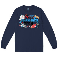 Navy pharmacy tech Long Sleeve Tee - MaliasSmallBusiness