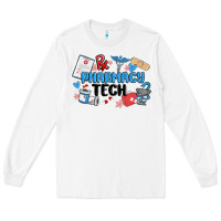 White pharmacy tech Long Sleeve Tee - MaliasSmallBusiness