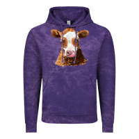 Cloud Purple guernsey cow Vintage Hoodie - AdoDesignShop