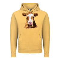 Vintage Mustard guernsey cow Vintage Hoodie - AdoDesignShop