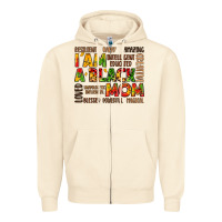 Sandshell i am a black mom Zipper Hoodie - LillyAllenDesigns