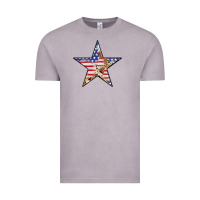 Vintage Zinc American Flag Star Vintage Tee - LillyAllenDesigns