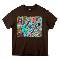 Chocolate Brown nurse mousepad Heavy Core Tee - BarkalooDesign