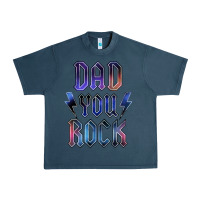 Midnight Navy Dad You Rock Urban Heavy Tee - LillyAllenDesigns