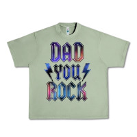 Oil Green Dad You Rock Urban Heavy Tee - LillyAllenDesigns