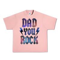 Salmon Dad You Rock Urban Heavy Tee - LillyAllenDesigns