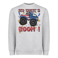 Heather Grey 4th of july png, monster truck Heavyweight Sweatshirt - MaliasSmallBusiness