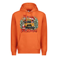Carrot merry christmas school bus Premium Hoodie - texasbilliewilder