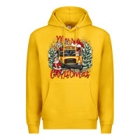 Lemon merry christmas school bus Premium Hoodie - texasbilliewilder