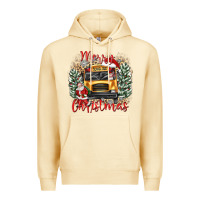 Pina Colada merry christmas school bus Premium Hoodie - texasbilliewilder