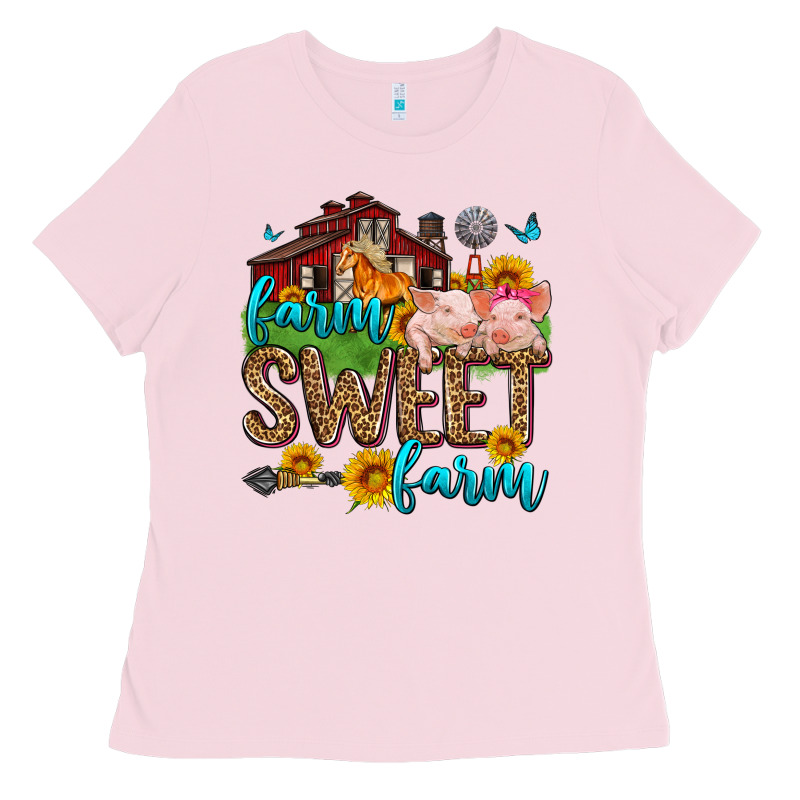 Farm Sweet Farm Ladies Tee by Zillion Design Studio | Teevron