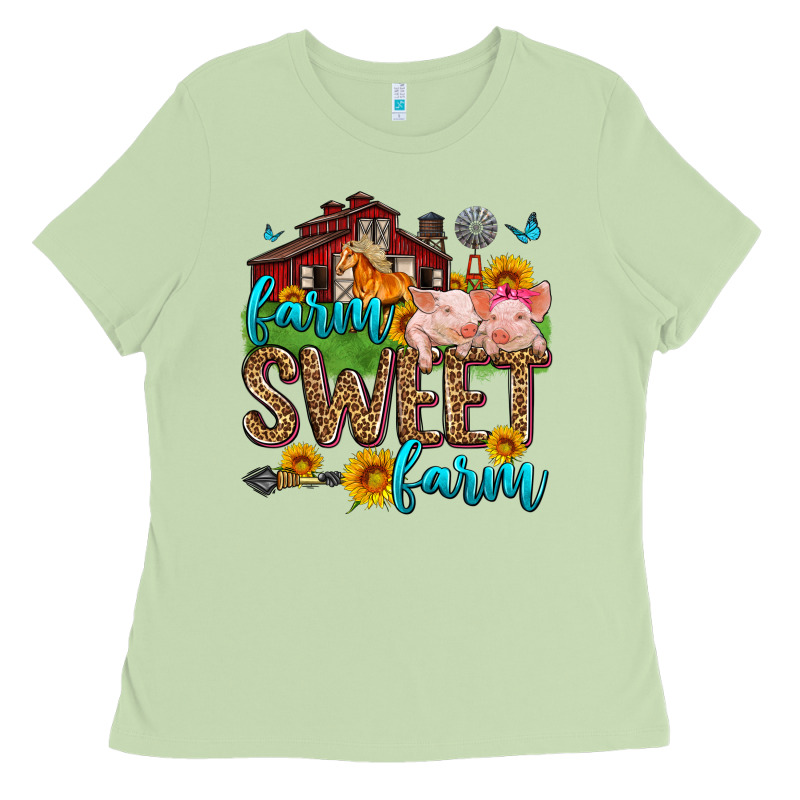 Farm Sweet Farm Ladies Tee by Zillion Design Studio | Teevron