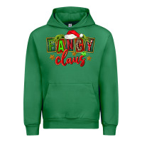 Emerald christmas fancy claus Urban Hoodie - FaDigitalArtStudio