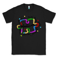 Black autism teacher pencil Classic Tee - MaliasSmallBusiness