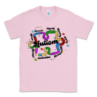 Bubblegum Pink autism teacher pencil Classic Tee - MaliasSmallBusiness