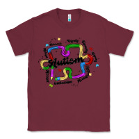 Burgundy autism teacher pencil Classic Tee - MaliasSmallBusiness