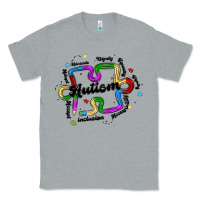 Heather Grey autism teacher pencil Classic Tee - MaliasSmallBusiness