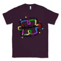 Plum autism teacher pencil Classic Tee - MaliasSmallBusiness
