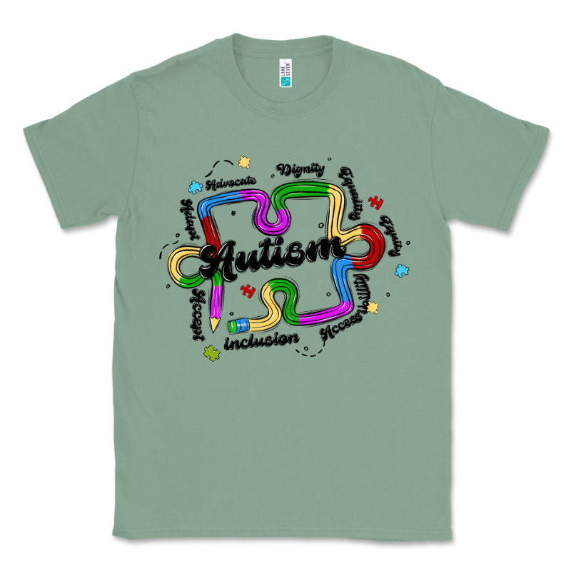 Autism Teacher Pencil Classic Tee by MaliasSmallBusiness | Teevron