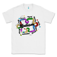 White autism teacher pencil Classic Tee - MaliasSmallBusiness