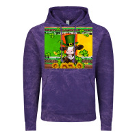 Saint Patricks Cow And Hat With Sunflower And Shamrock Vintage Hoodie | Teevron