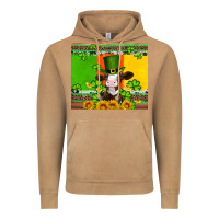 Vintage Camel saint patricks cow and hat with sunflower and shamrock Vintage Hoodie - Artiststas