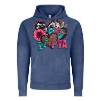 Vintage Denim pta physical therapy assistant hearts Vintage Hoodie - Jasminsmagicworld