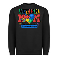 Black autism mom like a normal mom Heavyweight Sweatshirt - MaliasSmallBusiness