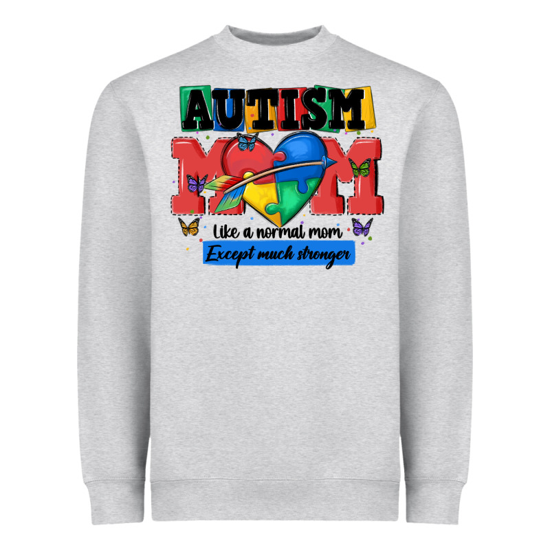 Autism Mom Like A Normal Mom Heavyweight Sweatshirt by MaliasSmallBusiness | Teevron