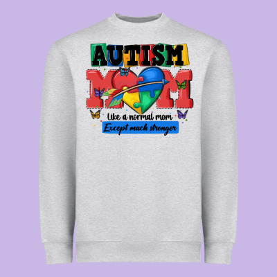 Autism Mom Like A Normal Mom Heavyweight Sweatshirt Designed By Maliassmallbusiness