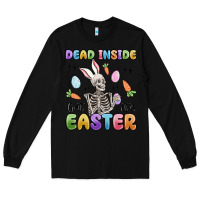 Black dead inside but it's easter Long Sleeve Tee - MaliasSmallBusiness