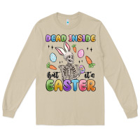 Mushroom dead inside but it's easter Long Sleeve Tee - MaliasSmallBusiness