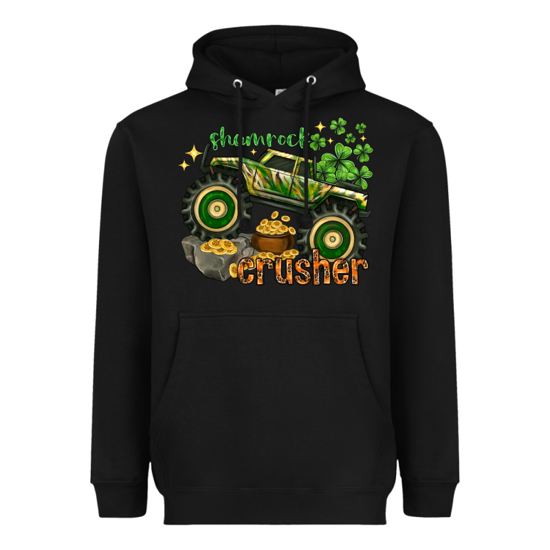Shamrock Crusher Heavyweight Hoodie by NancyCooperArtShop | Teevron