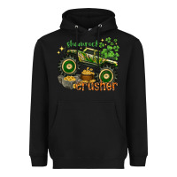Black shamrock crusher Heavyweight Hoodie - NancyCooperArtShop