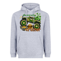 Heather Grey shamrock crusher Heavyweight Hoodie - NancyCooperArtShop