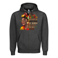 Charcoal Heather i am black history Zipper Hoodie - LillyAllenDesigns