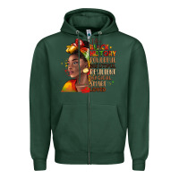 Sports Green i am black history Zipper Hoodie - LillyAllenDesigns