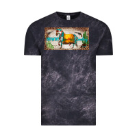 Cloud Black western howdy cowboy horse sunset weapon cactus leopard  license plate Vintage Tee - BarkalooDesign