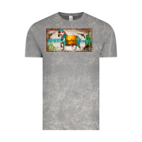 Cloud Rock western howdy cowboy horse sunset weapon cactus leopard  license plate Vintage Tee - BarkalooDesign