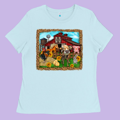 Farm Life Ladies Tee Designed By Zillion Design Studio