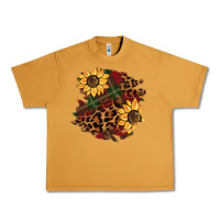 Peanut Butter Christmas leopard sunflower Urban Heavy Tee - BarkalooDesign