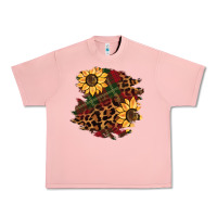 Salmon Christmas leopard sunflower Urban Heavy Tee - BarkalooDesign