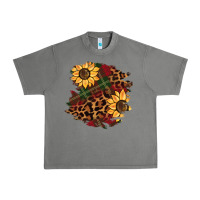 Tornado Christmas leopard sunflower Urban Heavy Tee - BarkalooDesign