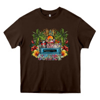 Chocolate Brown summer Heavy Core Tee - SublimationCraftShop